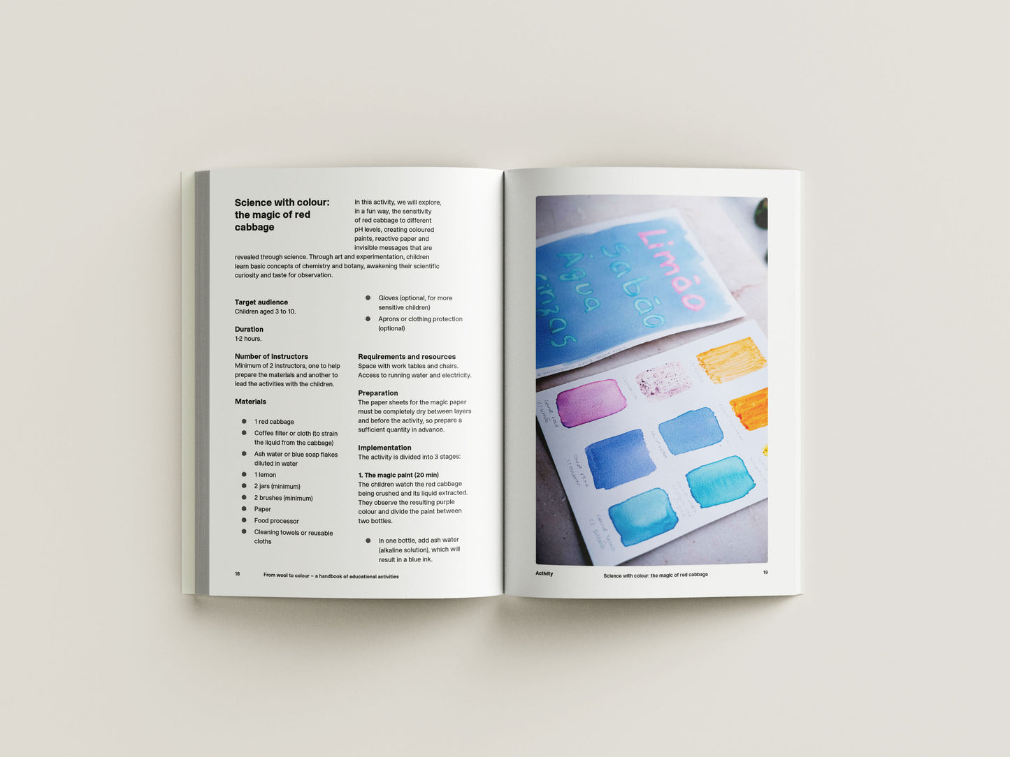 Guia de atividades educativas "Da Lã à Cor"