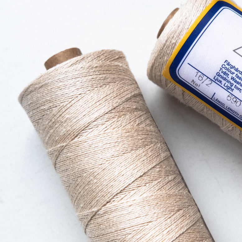 Fio de linho Bockens 16/2 - cor natural