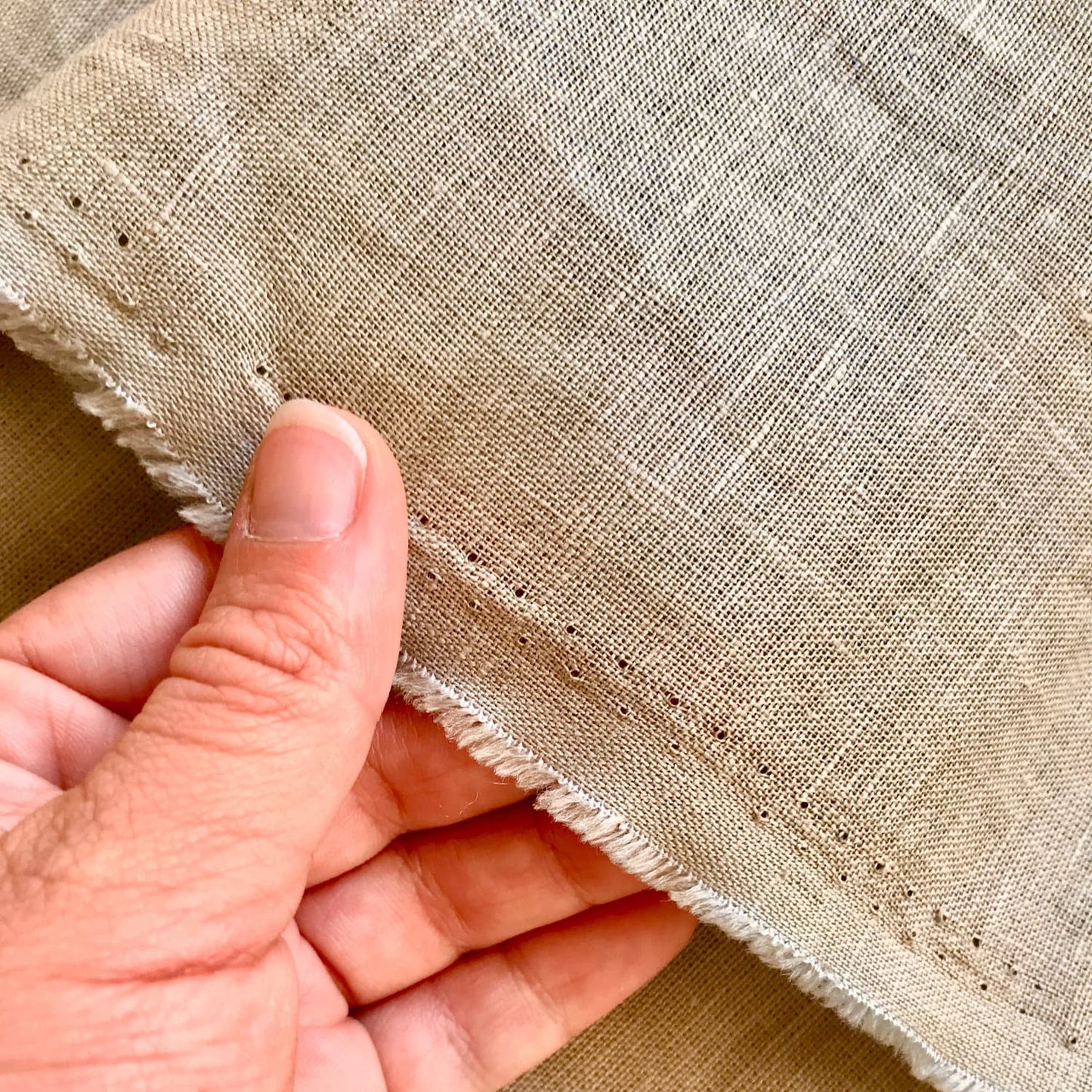 Tecido 100% Linho - Verde claro