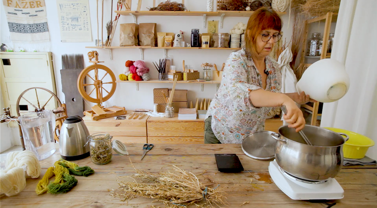 Curso online de Iniciação à Tinturaria Natural com Guida Fonseca