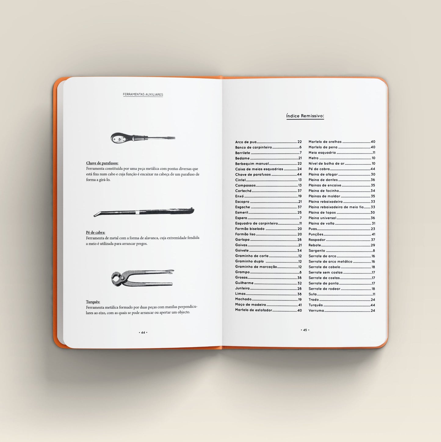 Poster Ferramentas de Carpintaria e Marcenaria