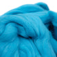 Portuguese merino wool top - Cyan (20)