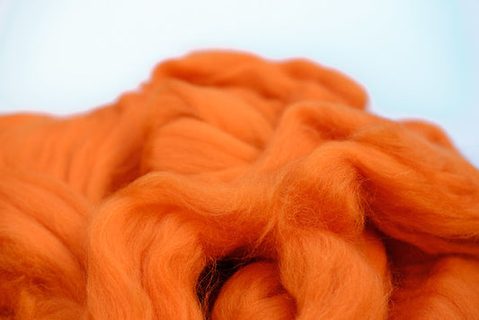 Combed Merino Wool - Orange (09)