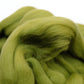 Portuguese merino wool top - Moss (25)