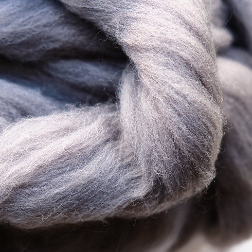 Portuguese merino wool top - Gray Mix (02)
