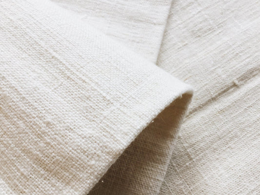 Handmade Linen Fabric - heavy weight